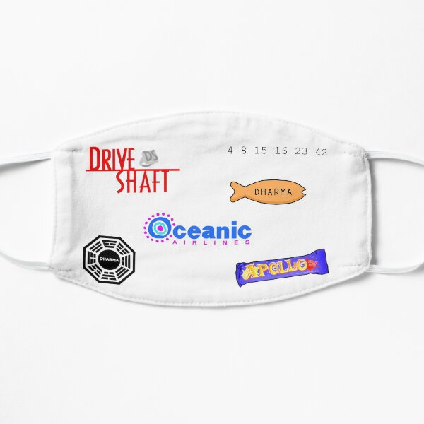 Lost Sticker Pack Flat Mask