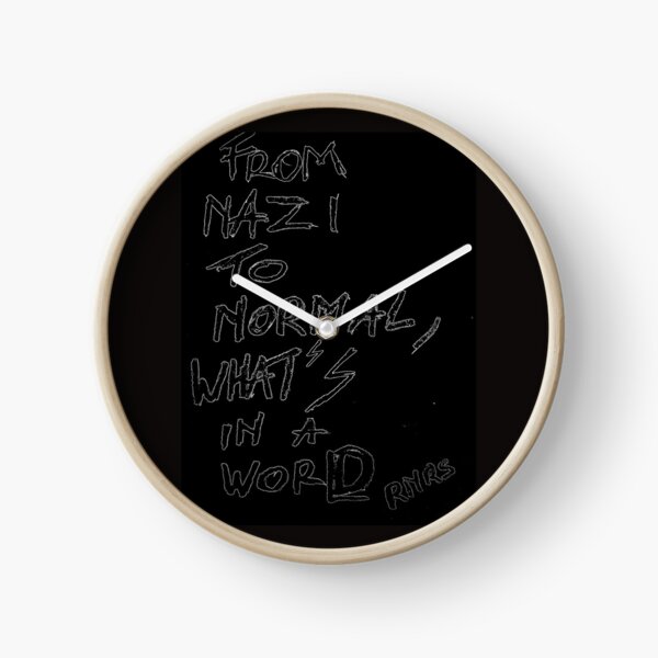 HARDCORE PUNK "NAZI TO NORMAL, WHAT 'S IN A WORD" Clock