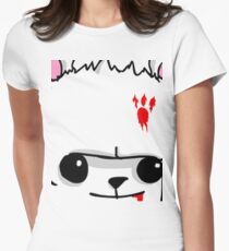 Castle Crashers Bear Face Women's Fitted T-Shirt