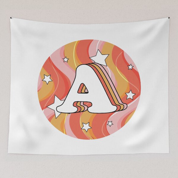 Item preview, retro letter A initial designed and sold by rachel-182.