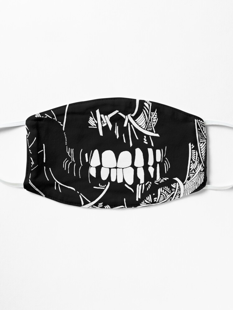 Alternate view of One Eyed Skull | Graveyard | Black and White Mask