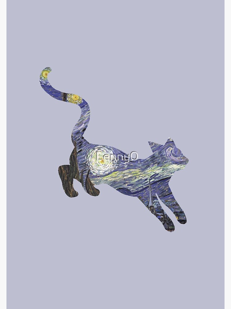 Starry Night Cat by Lenny0