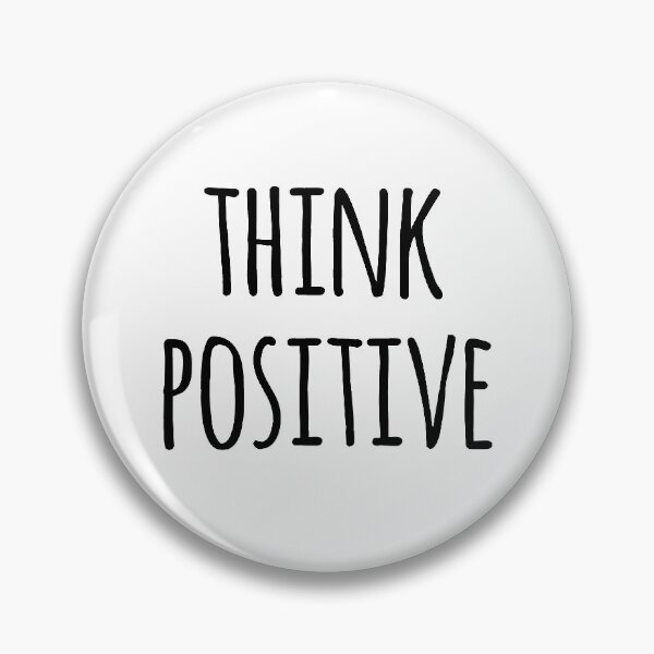 Item preview, Think Positive Motivational Typography Quote designed and sold by whimseydesigns.
