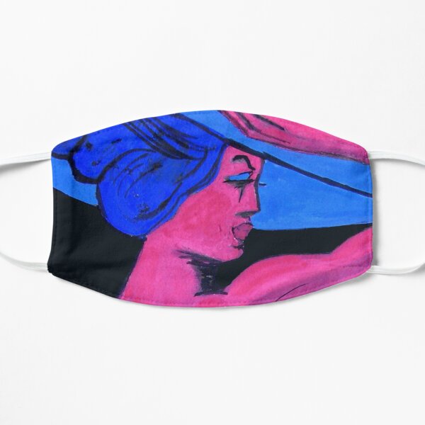 Das blaue Korsett Flache Maske