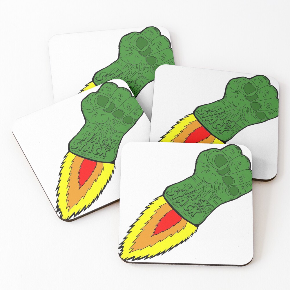 Item preview, Coasters (Set of 4) designed and sold by HacknStack.