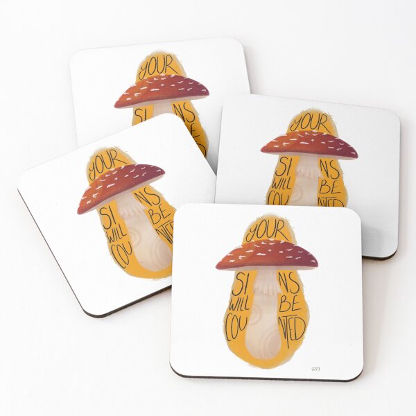 Item preview, Your Sins Will be Counted Mushroom designed and sold by Nothisiscarys.