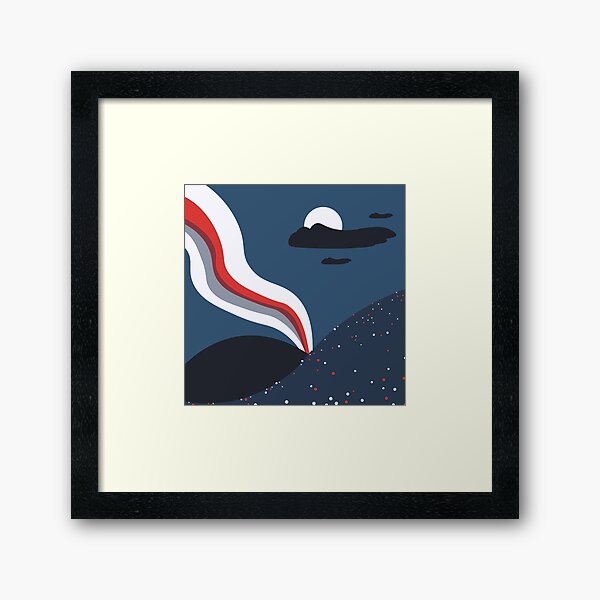 Smoke of Eden Framed Art Print