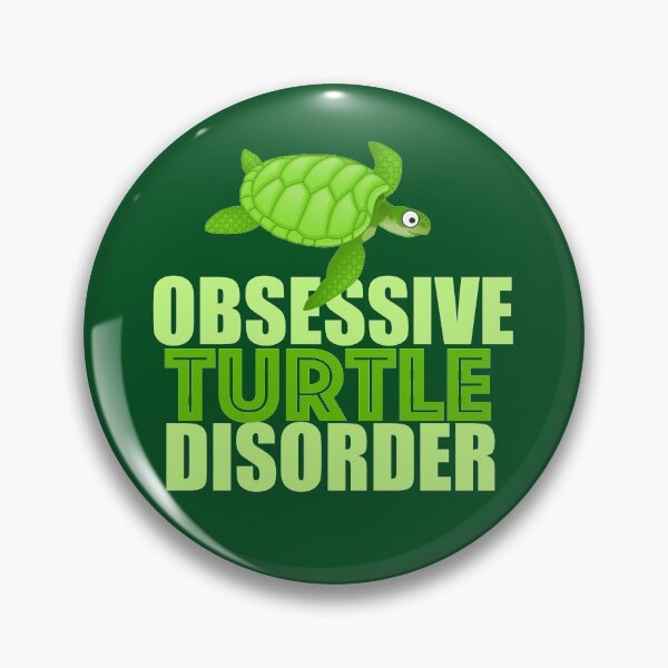 Item preview, Obsessive Turtle Disorder - Funny Sea Turtles Gift designed and sold by Epic Love Designs.