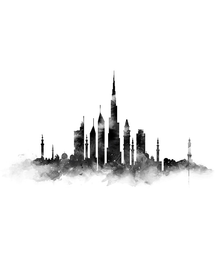 Dubai Skyline Ipad Case Skin By Monnprint Redbubble