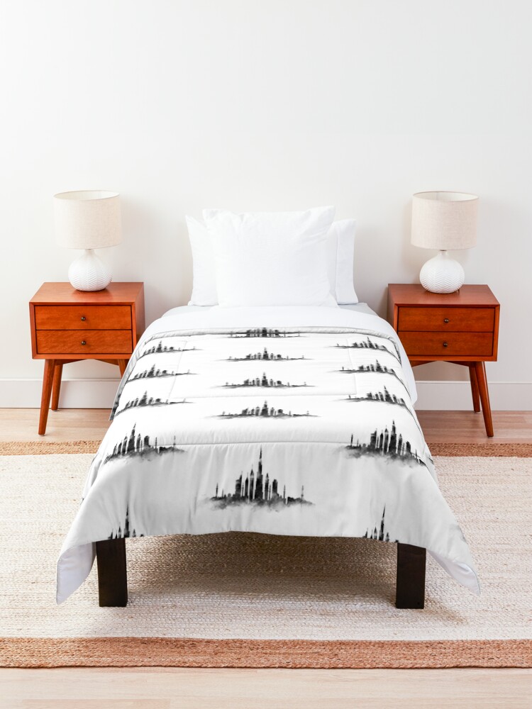 "Dubai Skyline" Comforter by MonnPrint Redbubble