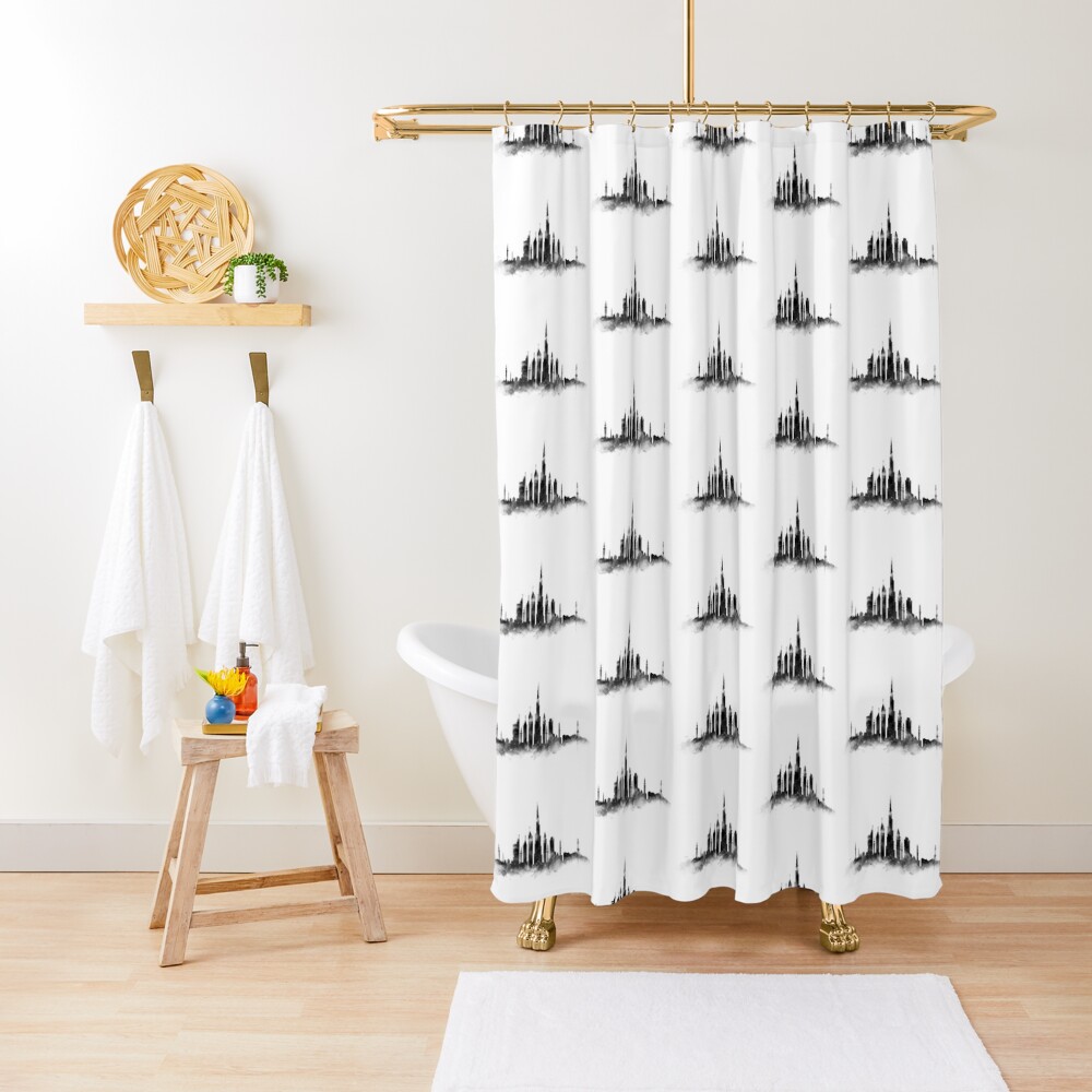 "Dubai Skyline" Shower Curtain by MonnPrint Redbubble