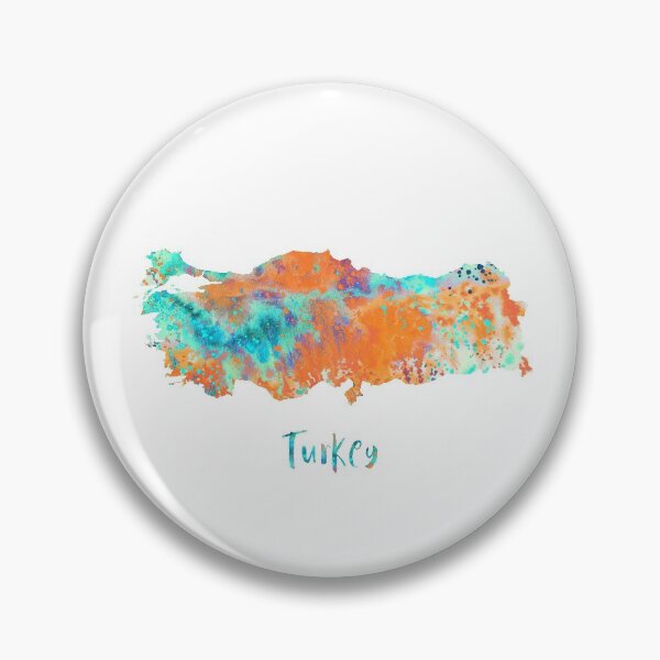 Item preview, Turkey map, Turkey designed and sold by Rosaliartbook.