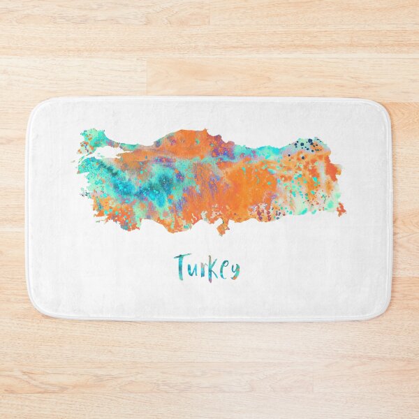 Item preview, Turkey map, Turkey designed and sold by Rosaliartbook.