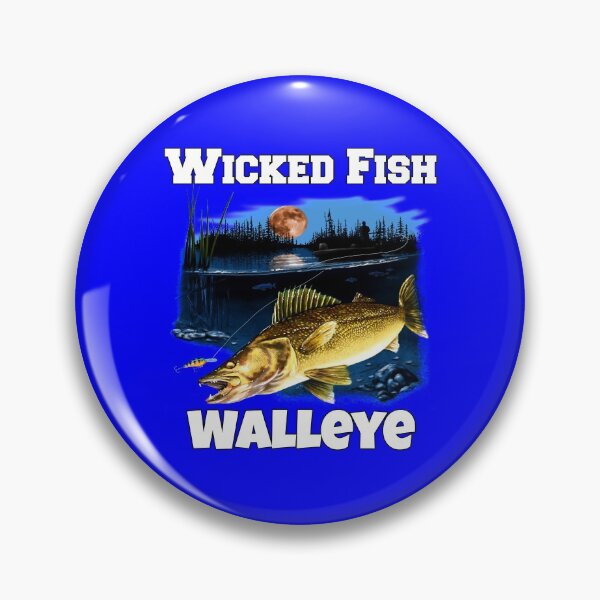 Item preview, Wicked Fish Walleye Fisherman Fishing  designed and sold by fantasticdesign.