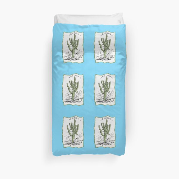 Giant Saguaro ARIZONA tee Duvet Cover