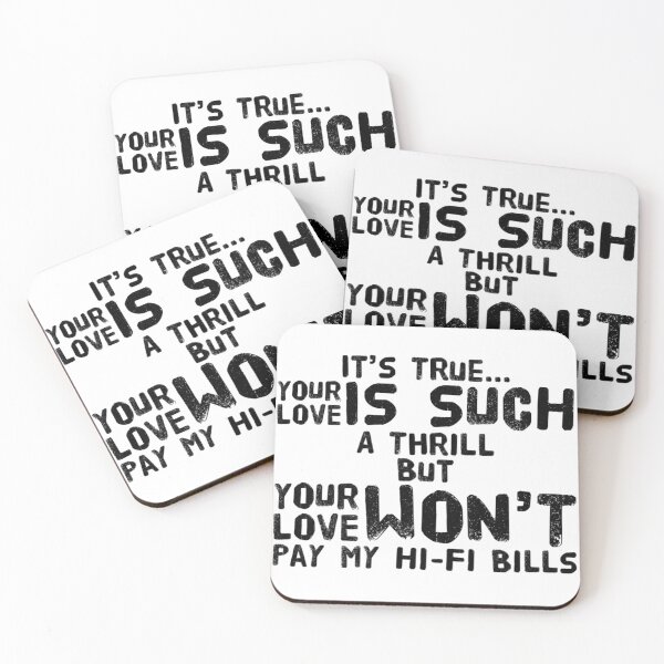 Item preview, It's True Your Love Black Text designed and sold by TWMBDesigns.