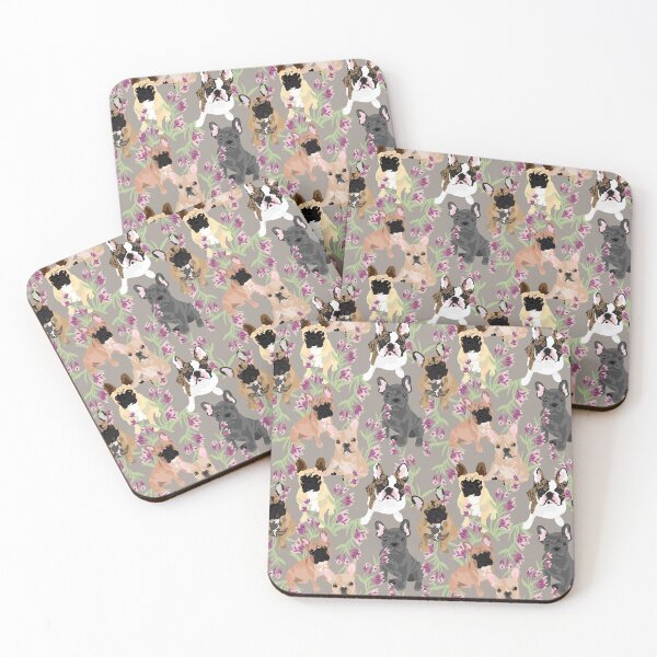 Item preview, Frenchie Floral designed and sold by VieiraGirl.