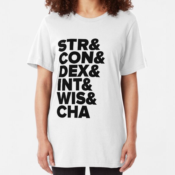 D&D Characteristics Abbreviated Slim Fit T-Shirt