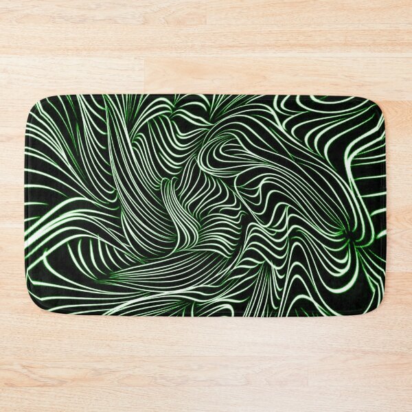 Item preview, Greenish wavey lines with white highlights designed and sold by Matthew554a.