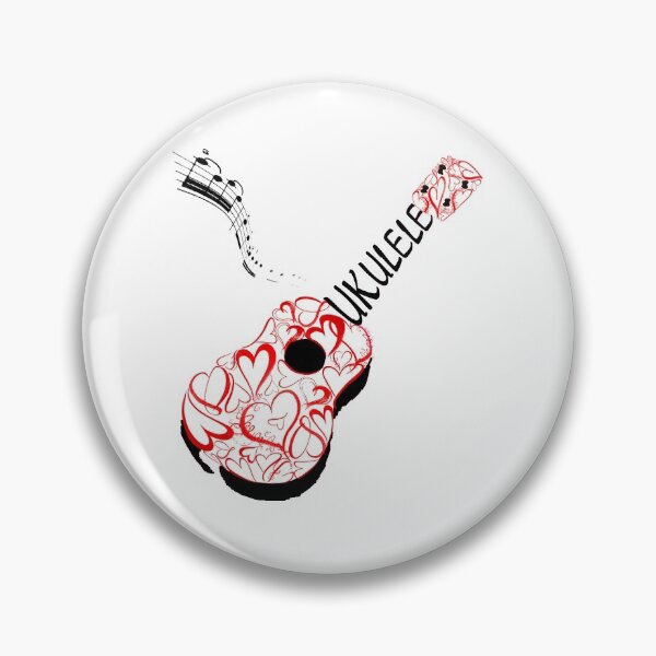 Item preview, ART PASSION UKULELE HEART  designed and sold by matai-anuanua.
