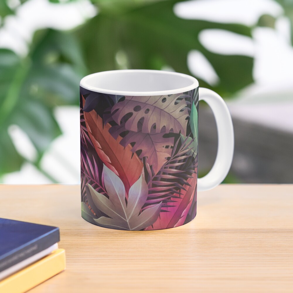 Herbstlaub Tasse