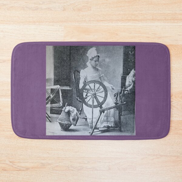 Item preview, Spinning wheel, 19th century, black and white antique history designed and sold by djrunnels.