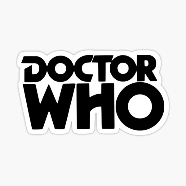 Doctor Who Logo Stickers Redbubble