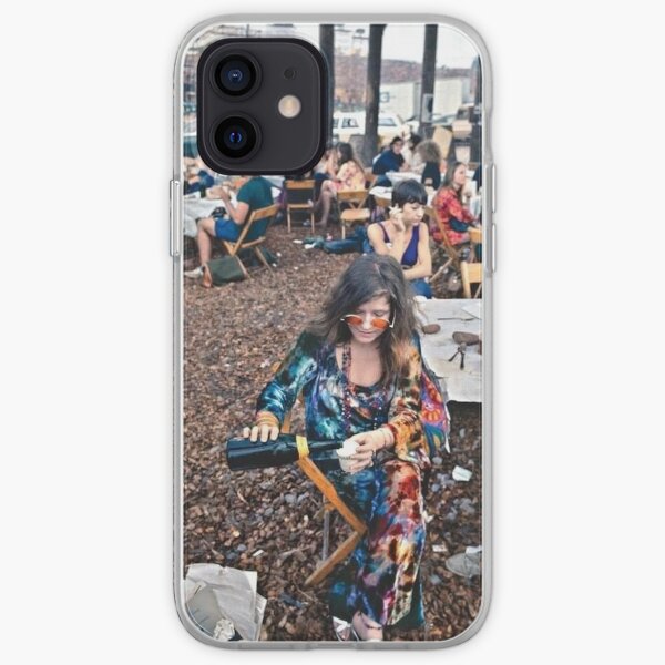 Janis Joplin en Woodstock Funda blanda para iPhone