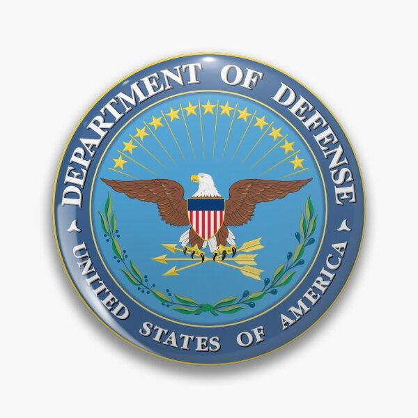 Vista previa del artículo con la obra «Logotipo del Departamento de Defensa», diseñado y vendido por elliot ownbey.