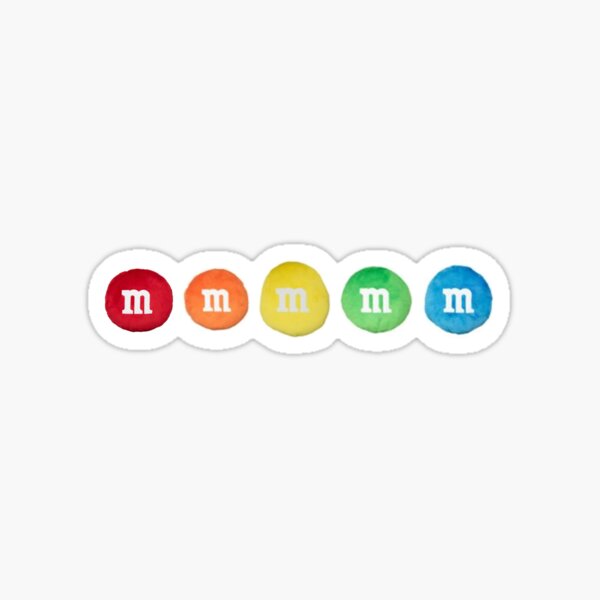 m&m Sticker