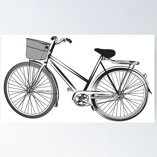 Item preview, Tradition Beach Bike with Basket designed and sold by dcohea.