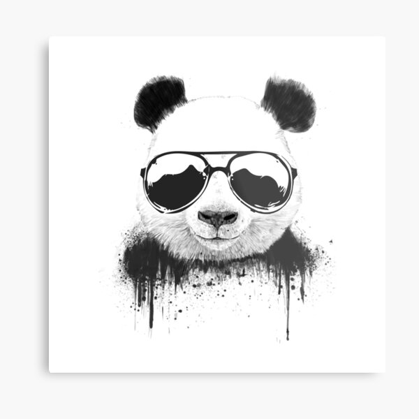 Cool Panda Metal Prints | Redbubble