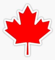 Maple Leaf Bedspread - Canadian Symbol Canuck Icon Sticker
