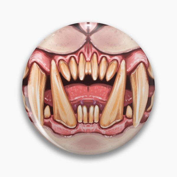 Item preview, Cat Teeth Face Mask in Light Flesh 1 designed and sold by hollowedskin.