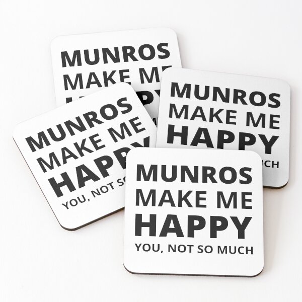 Item preview, Munros Make Me Happy, You Not So Much designed and sold by MadPanda.