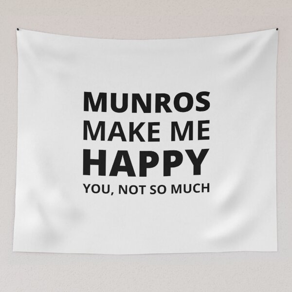 Item preview, Munros Make Me Happy, You Not So Much designed and sold by MadPanda.