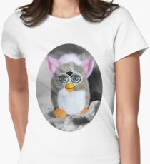 ☀ ツFURBY IN CLOUDS COMING TO LIVE ON EARTH TEE SHIRT (KIDS -ADULT TEES) ☀ ツ Women's Fitted T-Shirt