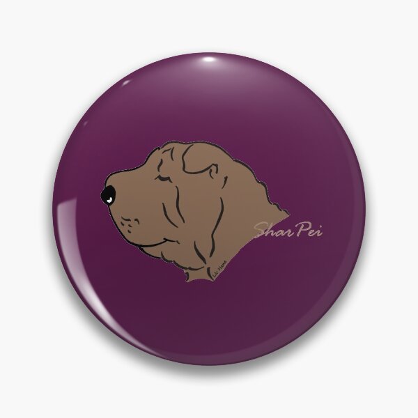Item preview, Shar Pei silhouette designed and sold by LivHana.