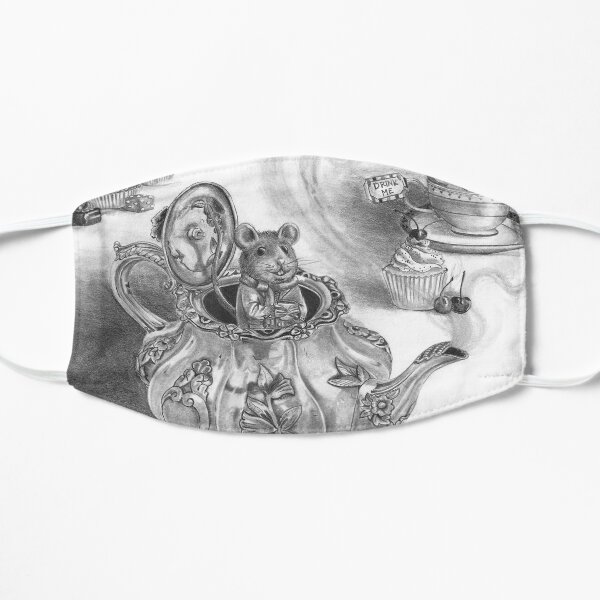 Dormouse Art Mouse Art Alice in Wonderland Tea Pot Mask