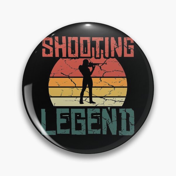 Item preview, Vintage Retro Distressed Shooting Legend t shirt designed and sold by Dan66.