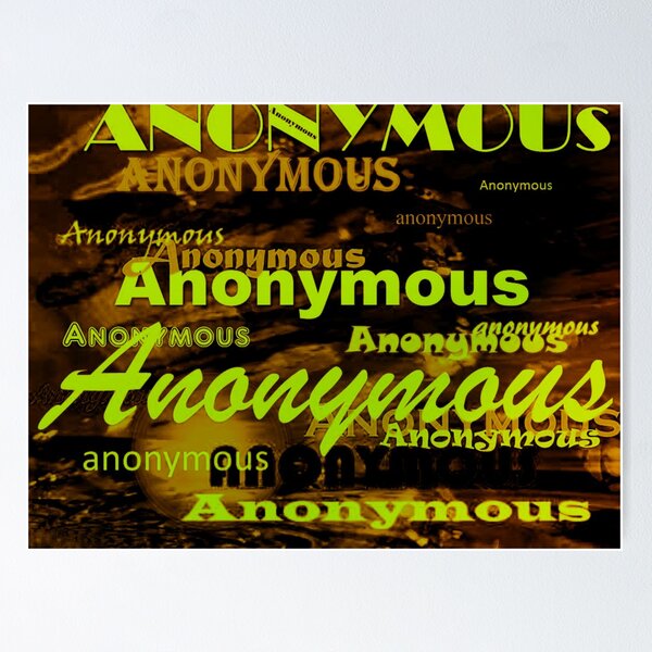 Artikelvorschau, Anonymous entworfen und verkauft von Gary Caruthers.