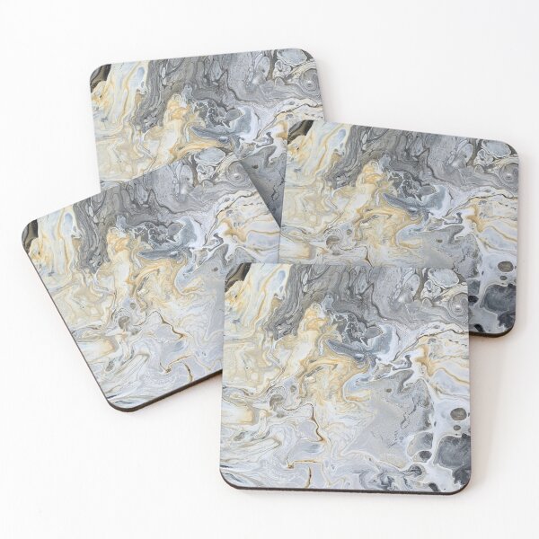 Item preview, silver and gold marble  designed and sold by asterck.