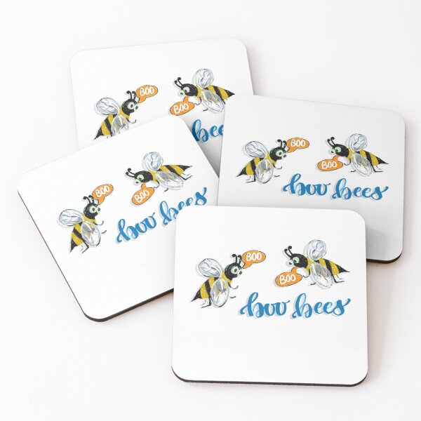 Item preview, ‘Boo’ Bees designed and sold by Gretchen Slagle Studio.
