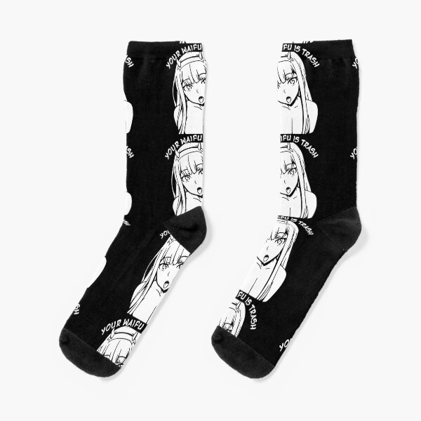 Zero Two Darling in the Franxx Waifu Socks