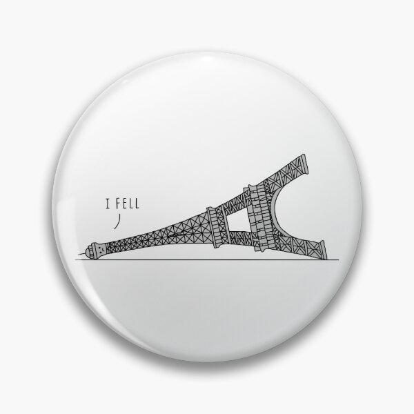 Aperçu de l'œuvre « Je suis tombée » Tour Eiffel créée et vendue par Olivia Ossege.