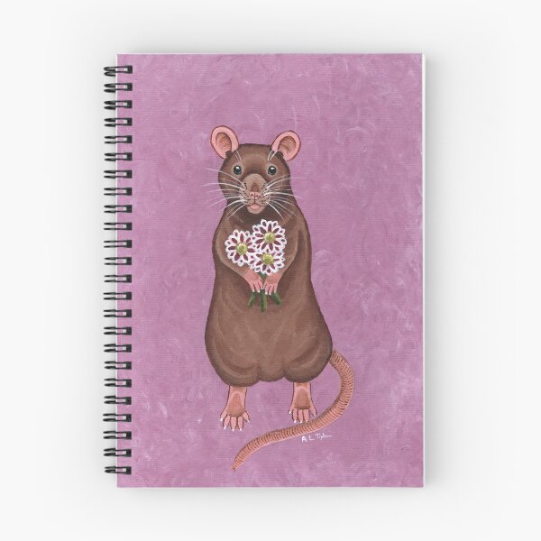 Item preview, Rat and Flowers designed and sold by WolfySilver.