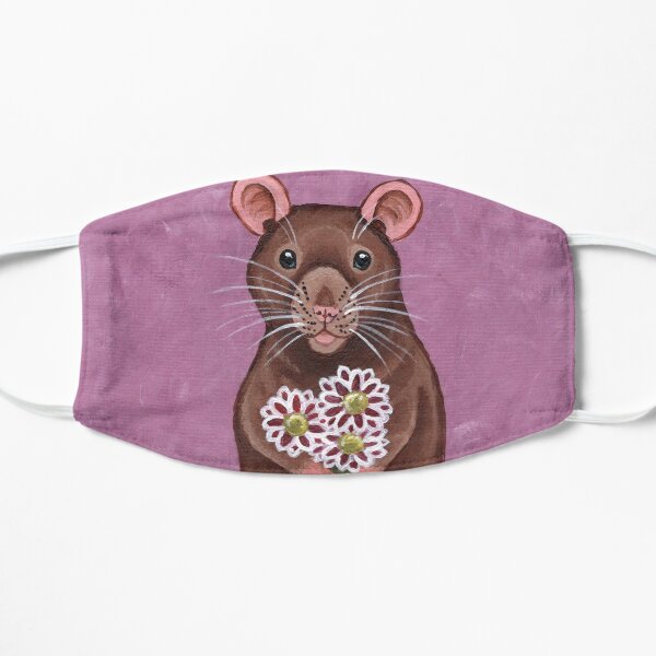 Rat and Flowers Mask