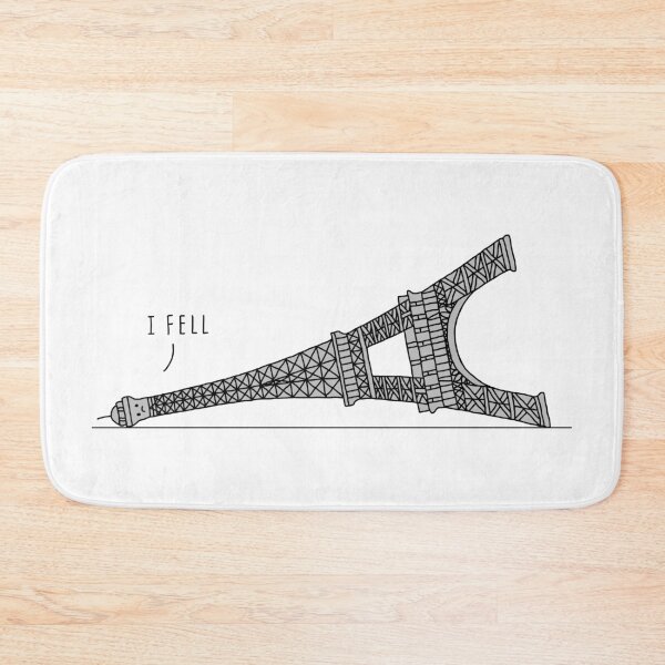 Item preview, “I Fell” Eiffel Tower designed and sold by Olivia Ossege.