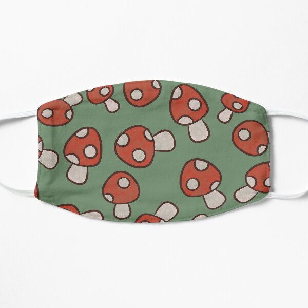 A Shroomy Pattern Flat Mask