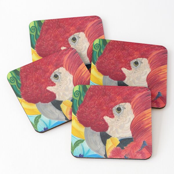 Item preview, Red Macaw designed and sold by Deniz Tlabar.